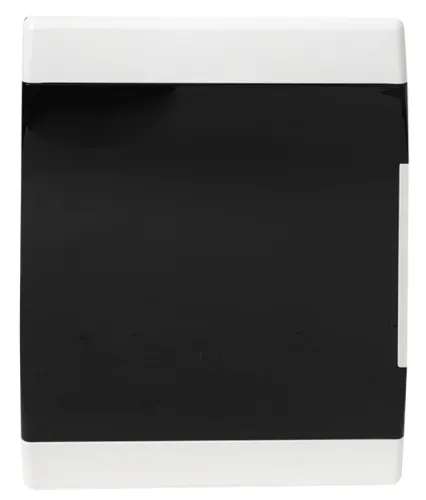 Бокс распределительный EKF / ЕКФ PROxima SlimBox ЩРВ-П-24 с прозрачной дверцей, пластиковый белый 24 модульных расстояний, 2 ряда, IP41, размер 366×295×100мм, sb-v-24 / электрика