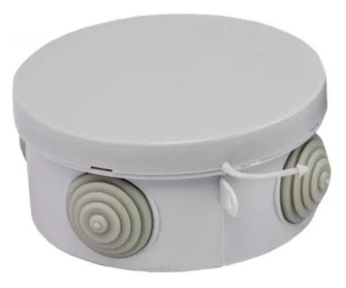 Распределительная коробка EKF / ЕКФ PROxima КМР-040-039 4 ввода, наружная серая 85х40мм, IP54, plc-kmr-040-039 / монтажная