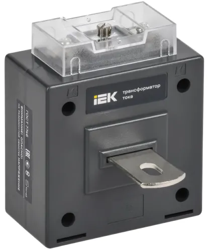 Трансформатор тока IEK ТТИ-А, самозатухающий пластик, 300/5А