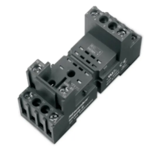 Разъем Shenler SKB08-E для реле на DIN-рейку, черный