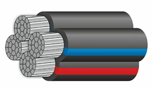 Провод электрический Кирскабель СИП-4, многопроволочный, 4х240, 1м