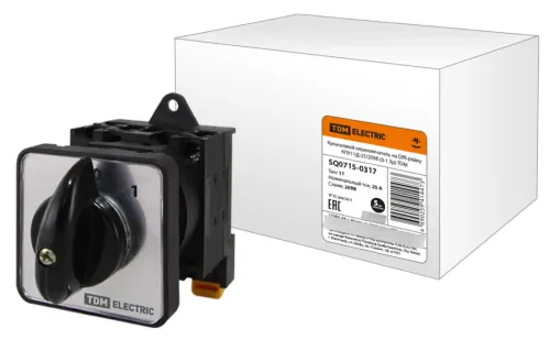 Переключатель кулачковый TDM Electric КПУ11Д-25/2098, 25А, IP40