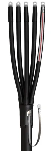 Муфта кабельная концевая КВТ 5ПКТп(б)-1-16/25 с броней, пластмассовая и ЭПР изоляция до 1кВ, 5 жил / электрика