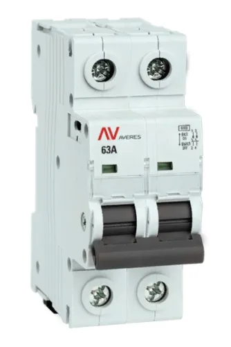Выключатель нагрузки EKF AVN Averes 2P 63A, avn-2-63-av