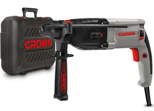 Перфоратор CROWN CT18108 BMC электрический, 800Вт, 3.4Дж, SDS-plus