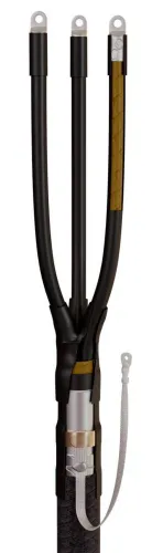 Муфта кабельная концевая КВТ 3КВНТп-1-25/50 (Б) нг-LS изоляция из пластмассы/бумаги до 1кВ с болтовыми наконечниками, 3 жилы / электрика