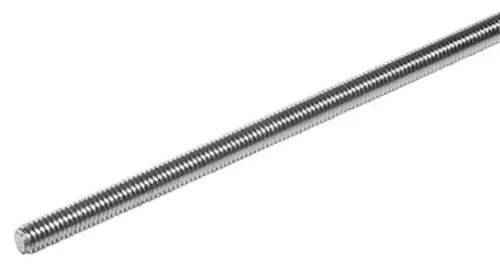 Шпилька крепежная TechKREP / Техкреп резьбовая TR, углеродистая оцинкованная сталь, диаметр М8, 1000мм / строительство и ремонт