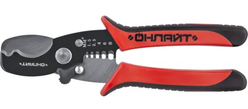 Ножницы кабельные ОНЛАЙТ OHT-Nk02-2v1, 170мм, 82968