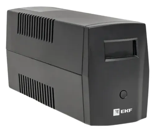 Источник бесперебойного питания EKF / ЕКФ PROxima E-Power SSW 200 линейно-интерактивный, однофазный, черный, 800ВА, 2хSchuko, USB, R45, 100х280х140мм / электрика