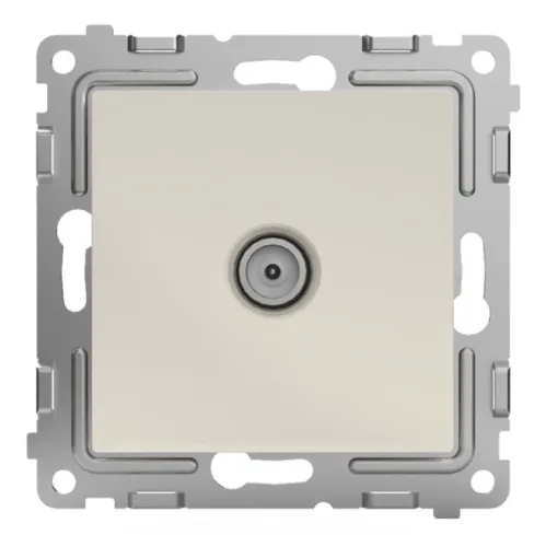 Розетка TV TOKOV ELECTRIC Pixel оконечная, TKE-PX-A1O-C02, бежевый