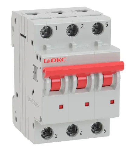 Автоматический выключатель DKC YON MD63, 3P 20А, C, 10кА