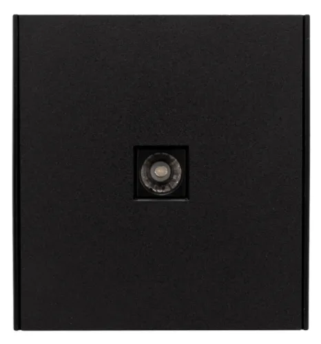 Розетка телевизионная Kranz Strong оконечная 5-862МГц антрацит