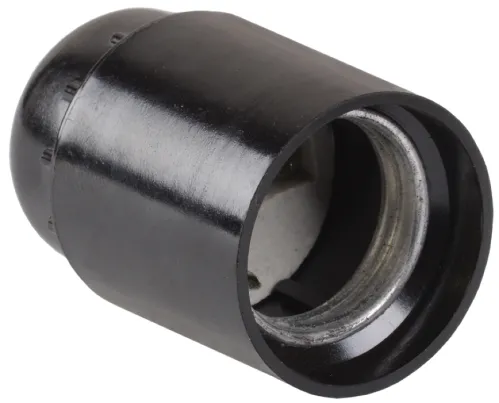 Патрон для лампы IEK Пкб27-04-К01, карболит, Е27, черный