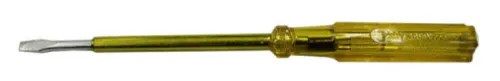Отвертка индикаторная Ресанта 6875-304В, в корпусе из пластика, желтая, длиной 220мм / инструменты
