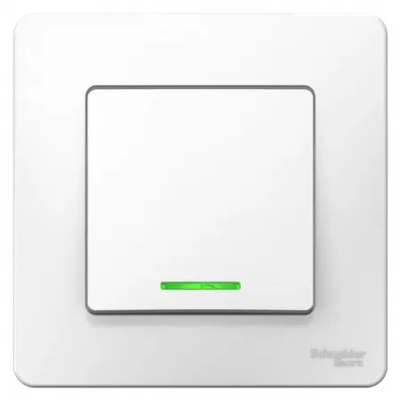 Выключатель Systeme Electric Blanca 1-клавишный BLNVS006111