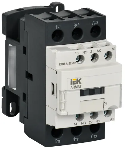 Контактор IEK Armat КМИ-А-22512 LC1D 25А 400В 1NO+1NC