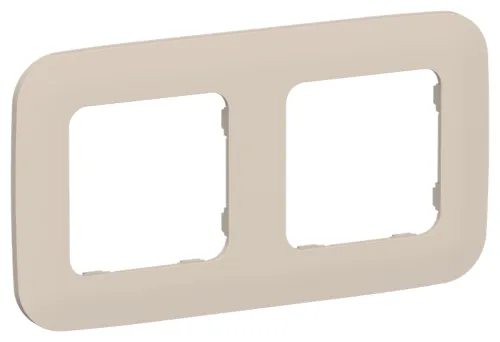 Рамка электроустановочная IEK Flite РУ-2-А-ФлЛ FI-M22-31-20-K88