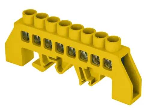 Шина EKF PROxima 0 РЕ, 125А, жёлтый, sn0-125-8-dpe