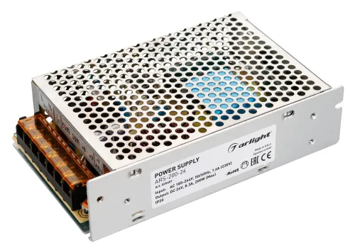 Драйвер Arlight ARS-200-24, 200Вт, 24В, 8.3А, IP20