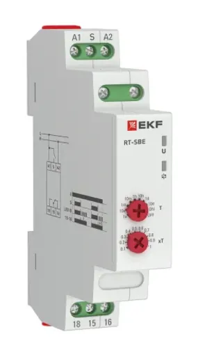 Реле времени EKF PROxima RT-SBE, задержка включения, 240В 24A