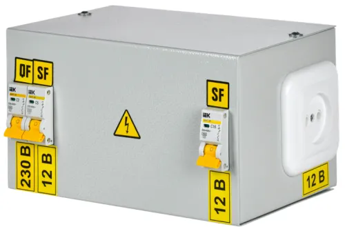 Ящик силовой IEK ЯТП-0.25 230/12-3 36 УХЛ4 трансформатор