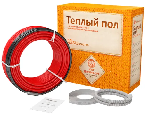 Кабель нагревательный Warmstad / Вармстад WSS, саморегулирующийся, горячая часть 35м, 485Вт / отопительное оборудование