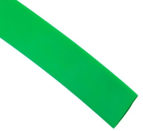 Термоусадочная трубка Техэнерго ТУТнг, не поддерживает горение, зеленая, длина 1м, диаметр 60(30)мм, 1шт. / термотрубка