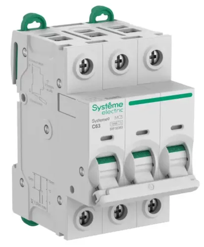 Автоматический выключатель Systeme Electric Systeme9 3P 63A S9F32363