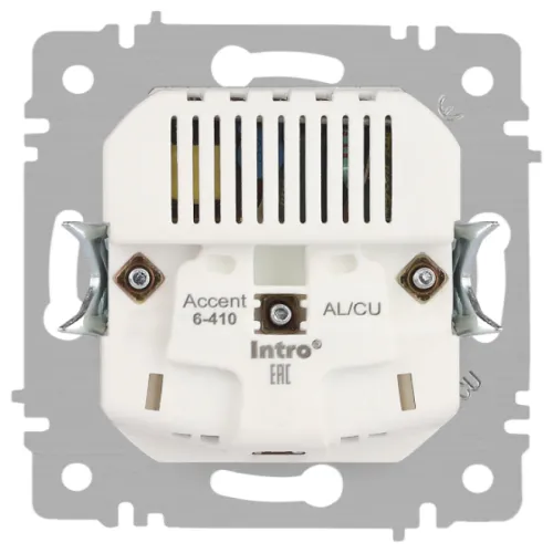 Розетка силовая Intro Accent 6-410-02, 16А 250В, слоновая кость