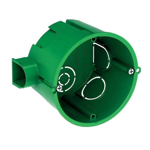 Подрозетник Systeme Electric круглый с ушами 68x45мм IMT35100