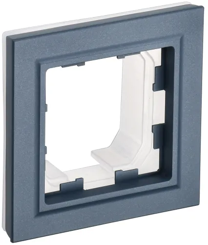 Рамка электроустановочная IEK Brite IP44, BR-M12-44-K35, 1 пост, маренго