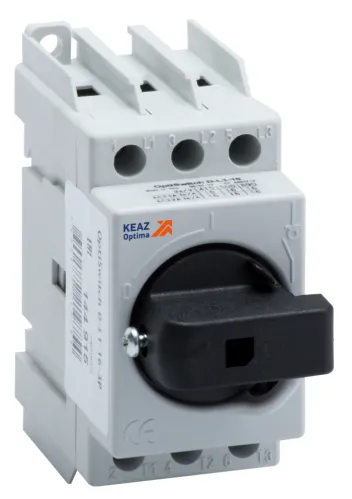 Выключатель нагрузки КЭАЗ OptiSwitch DI-63-3 трехполюсной, 63А, 690В, 332067 / разъединитель