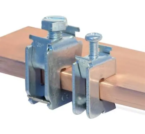 Зажим шинный DKC / ДКС для кабеля сечением 10мм², кабель 16-35мм из металла / электрика