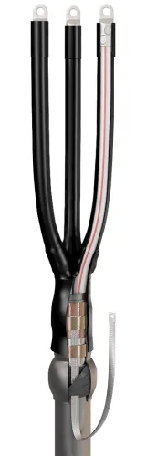 Муфта кабельная концевая КВТ 3ПКТп-6-150/240(Б) с болтовыми наконечниками, пластмассовая изоляция, 71см, 150/240мм2, 3 жилы / электрика