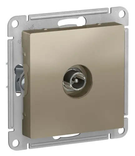 Розетка ТВ Systeme Electric AtlasDesign ATN000592 шампань