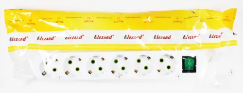 Удлинитель Lezard Letitia ПВС 3х1мм² с выключателем, 721-0602-602