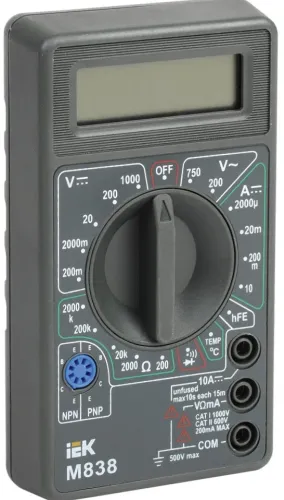 Мультиметр цифровой IEK М-838 Universal TMD-2S-838
