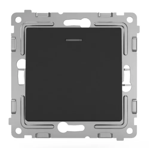 Выключатель TOKOV ELECTRIC Pixel, TKE-PX-V1I-C14, карбон