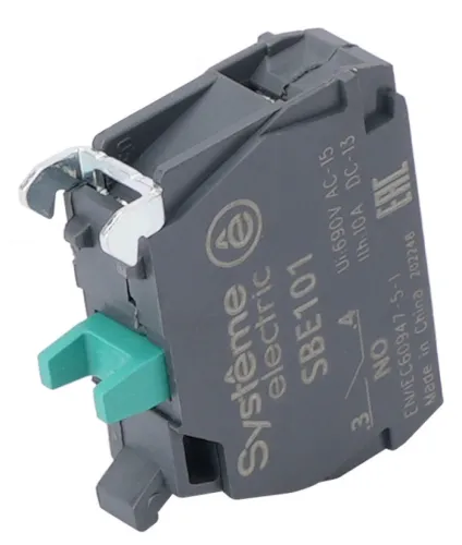 Дополнительный контакт Systeme Electric SystemeSig SB 1НО серый