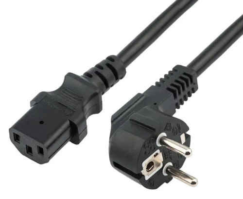 Шнур сетевой REXANT СЕЕ 7/7(Schuko) угловая вилка 3х1.5мм² 1.5м