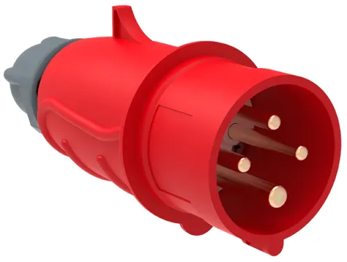 Вилка кабельная IEK Magnum ССИ-014, 3P+PE, 16А, IP44, PSN02-016-4
