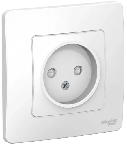 Розетка Systeme Electric BLANCA BLNRS000111, 16A 250V IP20 белый