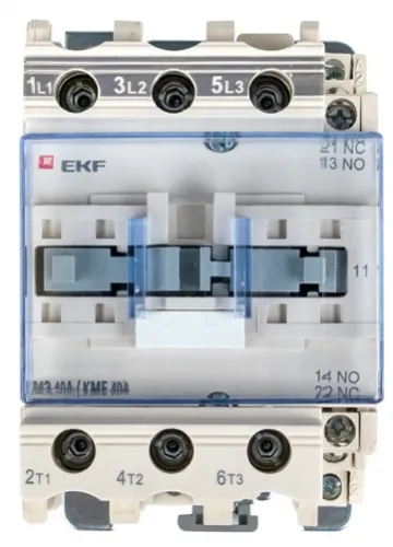 Контактор малогабаритный EKF / ЕКФ PROxima АС IP20 NО+NC 220В 40А 50Гц, ctr-s-40-220 / коммутационное оборудование