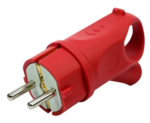 Вилка силовая Systeme Electric MultiSet MST1402RD, 16А, 250В, IP44