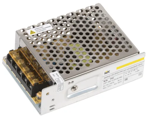 Драйвер IEK LED ИПСН-PRO 12В 60Вт LSP1-060-12-20-33-PRO