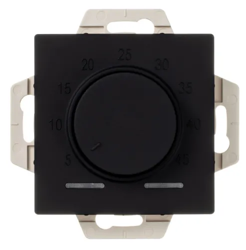 Термостат Systeme Electric AtlasDesign с датчиком, карбон, 10А IP20