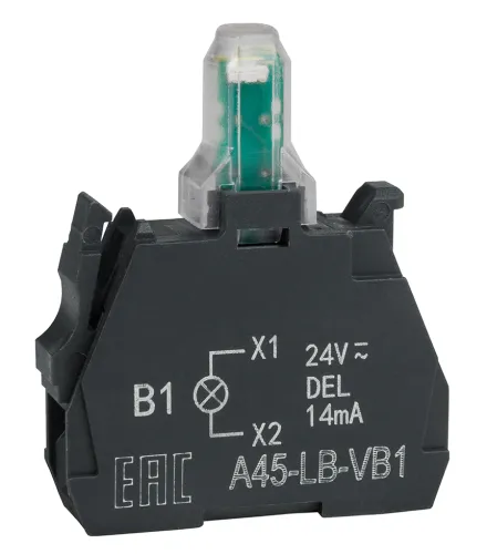 Световой блок КЭАЗ OptiSignal D22 A45-LB-VB1, белый, 24VACDC