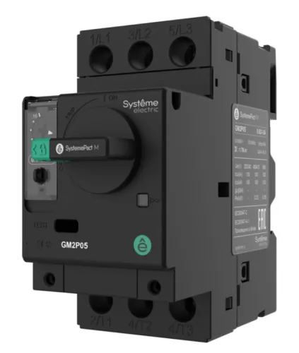 Автомат защиты двигателя Systeme Electric GM2P, 0.16-0.25A, IP20