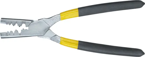 Пресс-клещи Navigator / Навигатор NHT-Pkv02-M-16 для обжима многожильных проводов втулочными наконечниками, длина 145мм, поперечное сечение 1.5-16мм² / кримпер