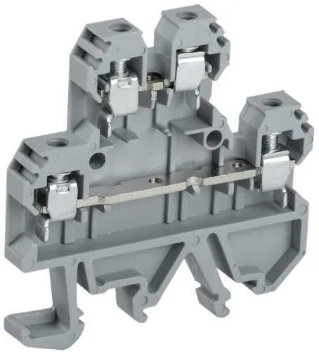 Клемма IEK КВИ-4-2L, винтовая, 32А, YZN30-004D-K03, 1шт.